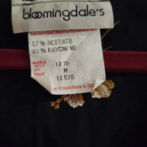 Vintage Bloomingdale’s Floral Button-Front Sleeveless Top - Size Medium - Picture 6 of 6